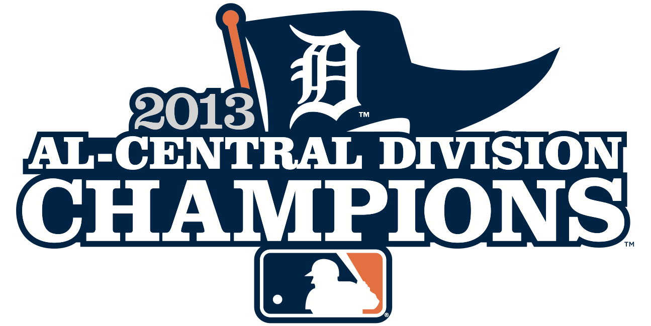 Detroit Tigers 2013 Champion Logo fabric transfer